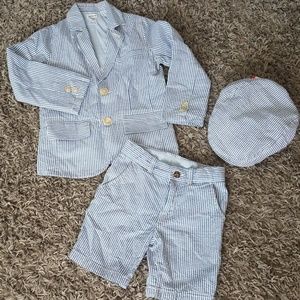 Boys Easter seersucker outfit